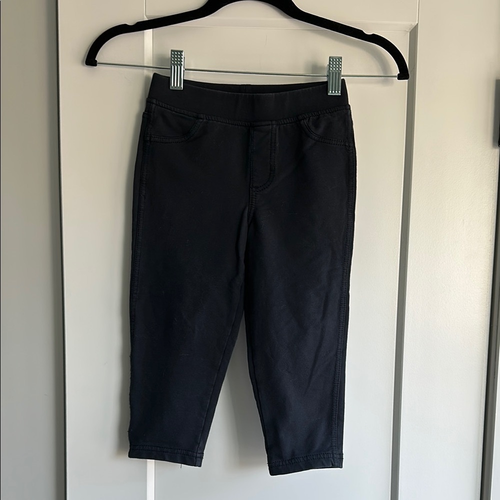 Tea Collection size 5 Dark navy pull-on barrel pants